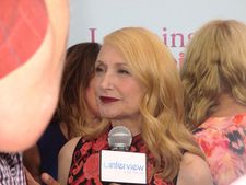 Patricia Clarkson on coming back from London: "I miss my co-stars. But now I've got Sir Ben."